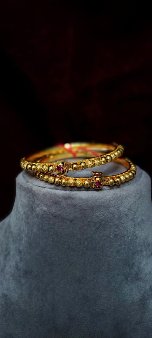 Gold bangles