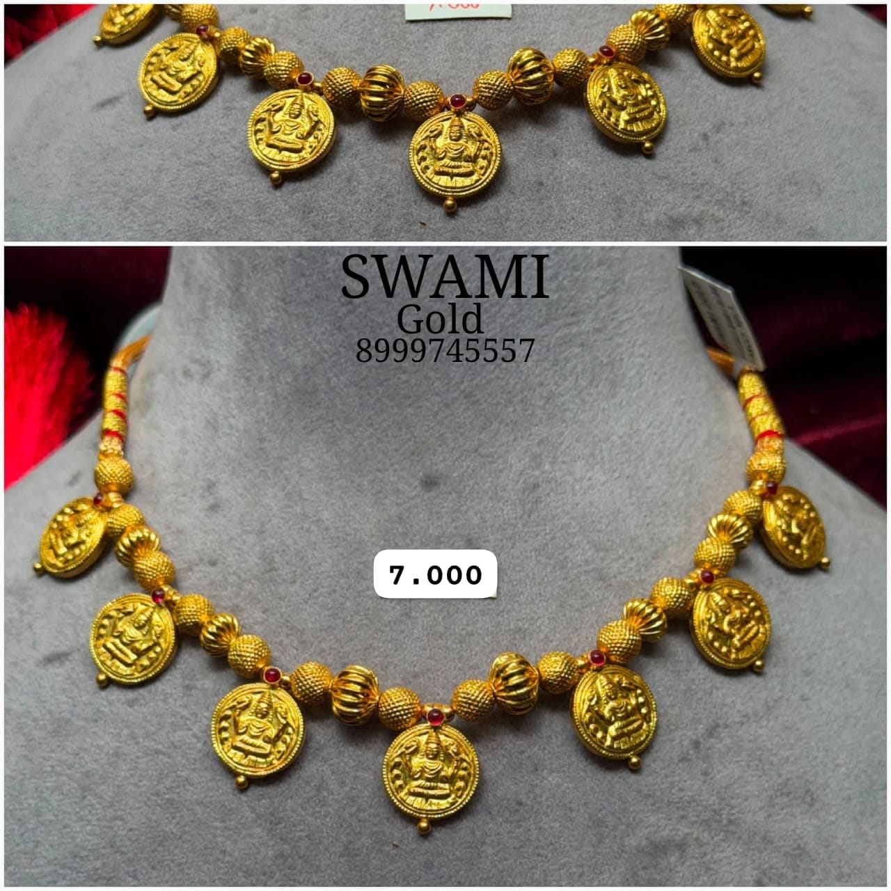 Traditional Lakshmi Coin Necklace